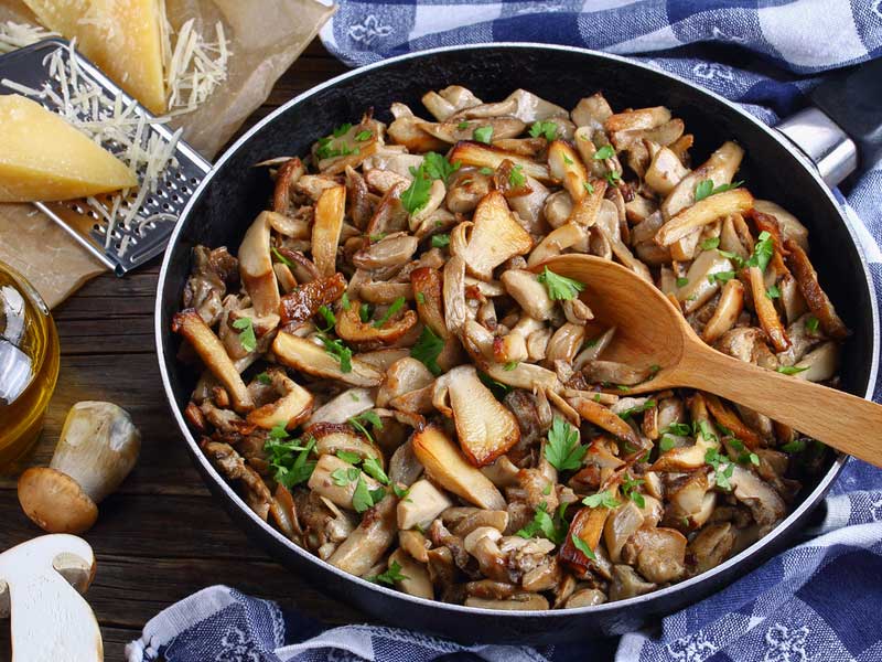 Recipe for Basque Mushroom Toast. It's delicious!